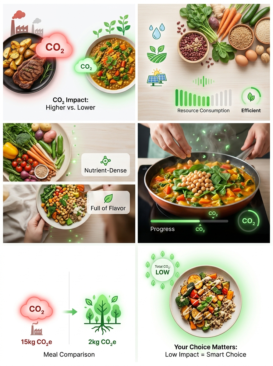 Less Meat Less Heat ClimatePulse - Track Your Footprint, Turn Progress Into a Game